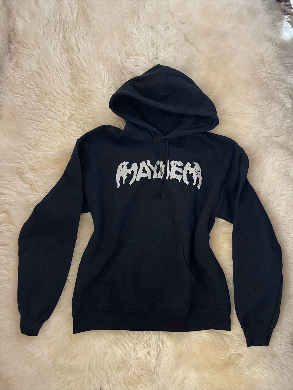Lady Gaga mayhem official merch black pull over unisex hoodie